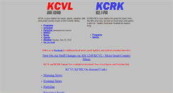 Desktop Screenshot of kcvl.com